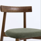 Soma Dining Chairs – Set of 2 | Olive Green