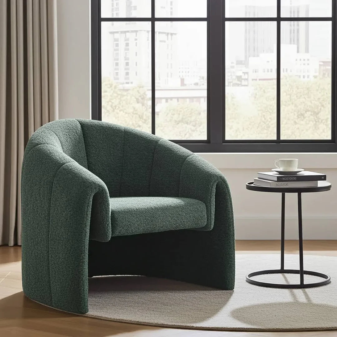 Taylor Accent Chair – Textured | Dark Green
