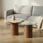 Glide Coffee Tables – Set of 2 | Walnut