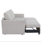 Velin Corner Sofa Bed (Storage) – 3 Seater | Beige