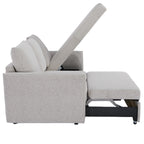 Velin Corner Sofa Bed (Storage) – 3 Seater | Beige
