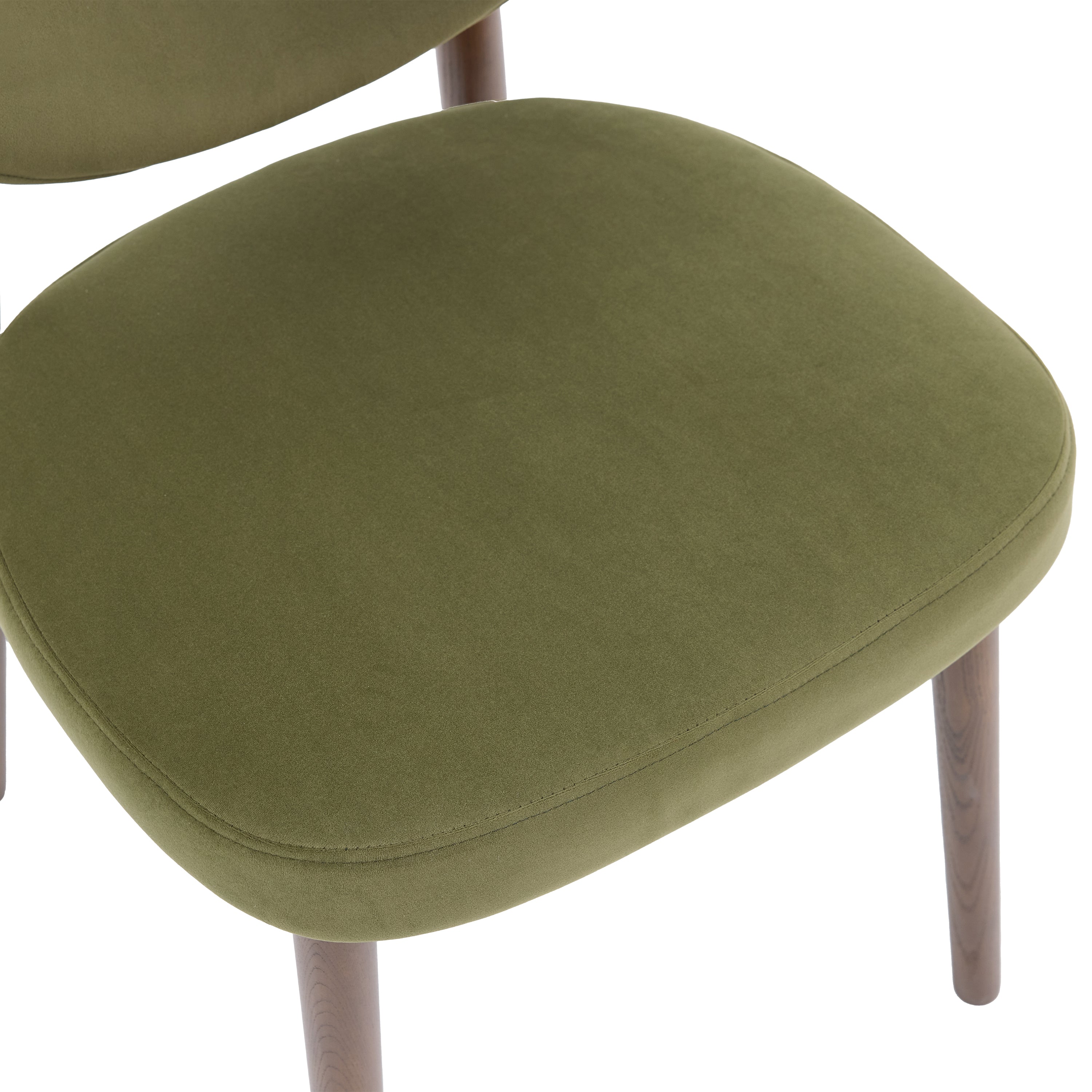 Valen Dining Chairs – Set of 2 | Olive Green