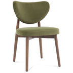 Valen Dining Chairs – Set of 2 | Olive Green