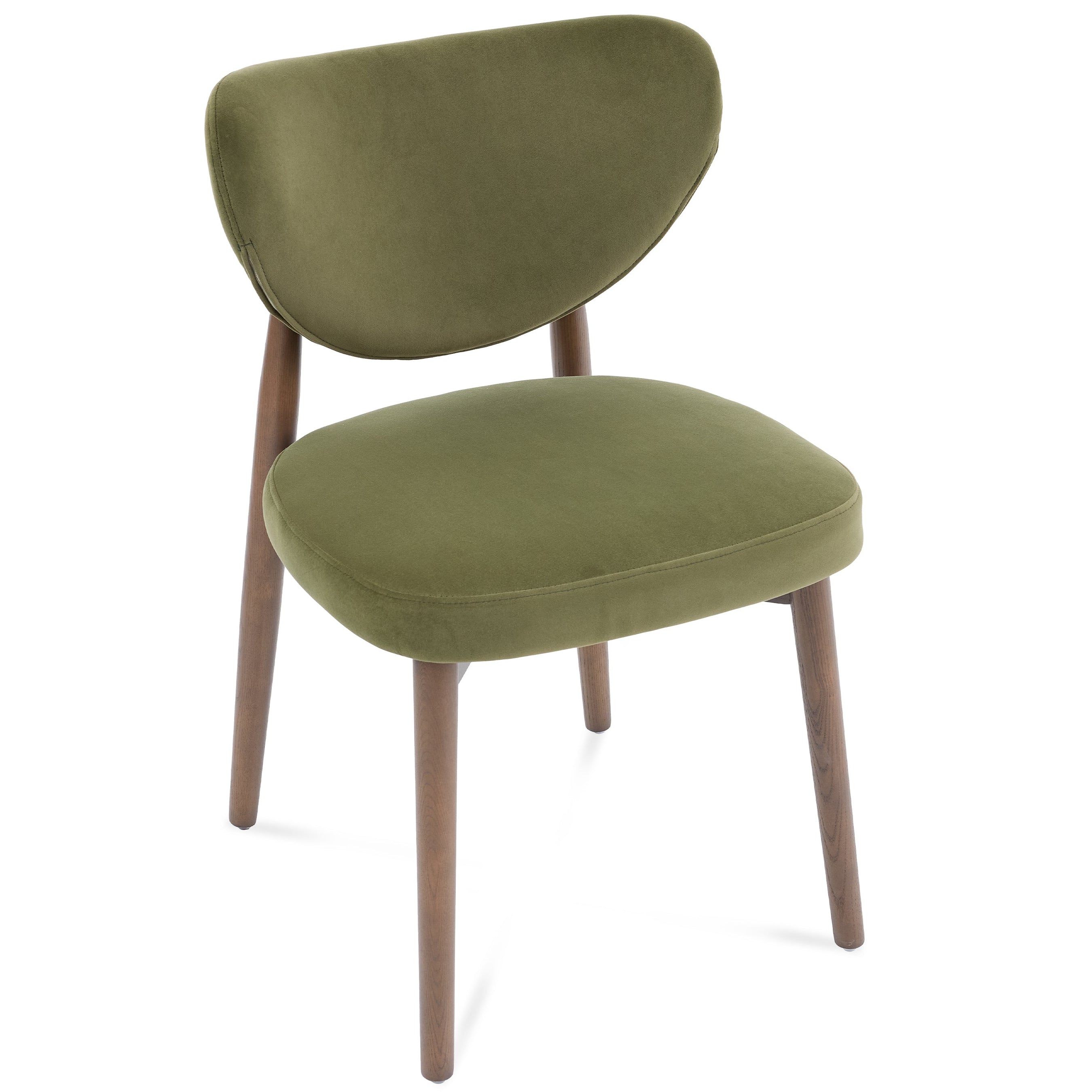 Valen Dining Chairs – Set of 2 | Olive Green