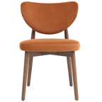 Valen Dining Chairs – Set of 2 | Rusty Orange