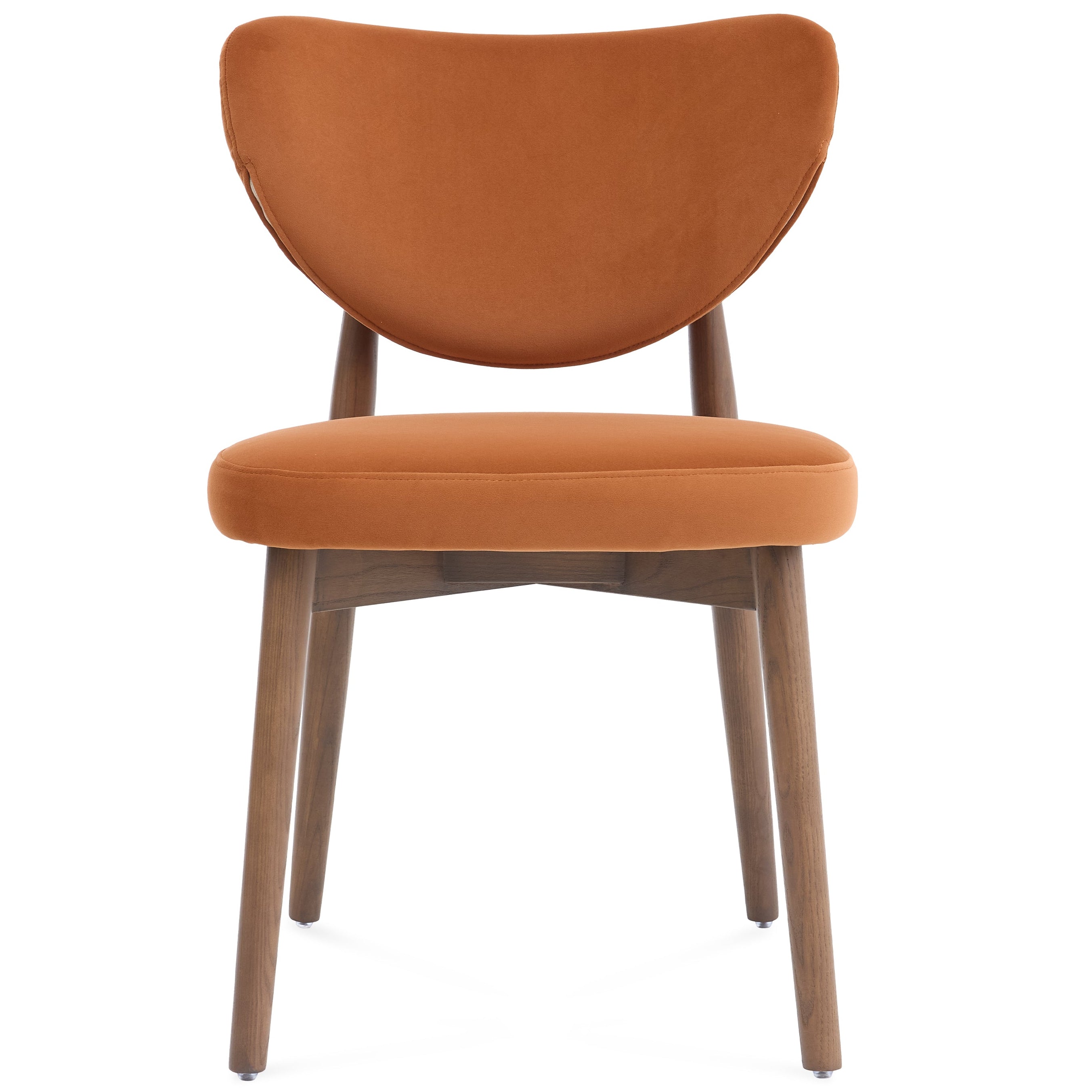 Valen Dining Chairs – Set of 2 | Rusty Orange