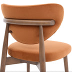 Valen Dining Chairs – Set of 2 | Rusty Orange