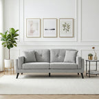 Vedic Sofa – 3 Seater | Dark Grey