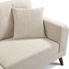 Vedic Sofa – 3 Seater | Beige