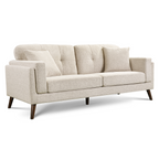 Vedic Sofa – 3 Seater | Beige
