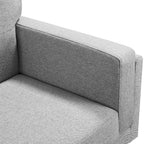 Vedic Sofa – 3 Seater | Dark Grey