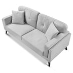 Vedic Sofa – 3 Seater | Dark Grey