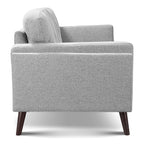 Vedic Sofa – 3 Seater | Dark Grey