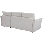 Velin Corner Sofa Bed (Storage) – 3 Seater | Beige