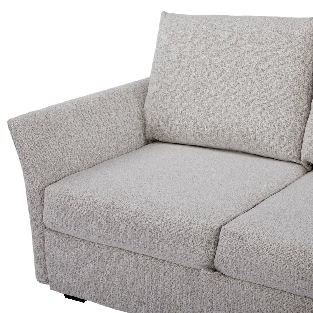 Velin Corner Sofa Bed (Storage) – 3 Seater | Beige