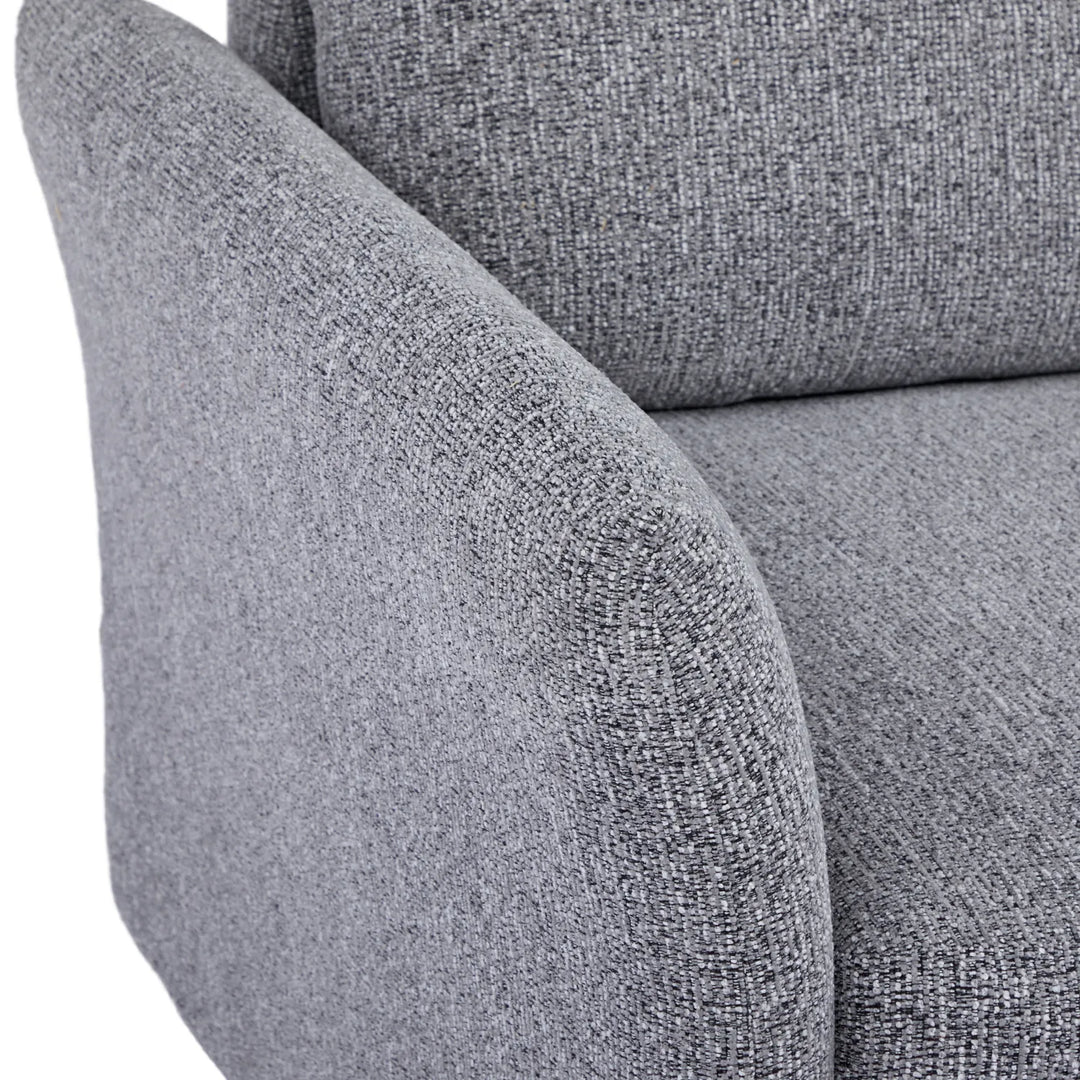 Velin Corner Sofa Bed (Storage) – 3 Seater | Dark Grey