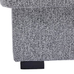 Velin Corner Sofa Bed (Storage) – 3 Seater | Dark Grey