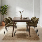 Wexley Dining Chairs – Set of 4 | Olive Green