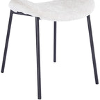 Wexley Boucle Dining Chairs – Set of 4 | Cream