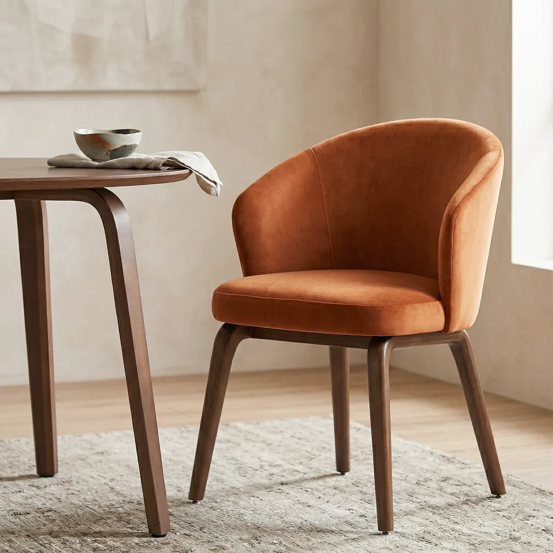 Woodmere Dining Chair – Rusty Orange