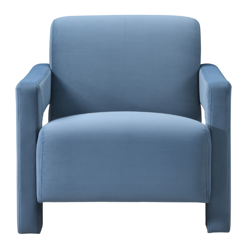 Apex Armchair – Blue | Soft Weave
