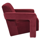 Apex Armchair – Wine | Soft Weave