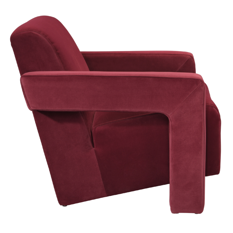 Apex Armchair – Wine | Soft Weave