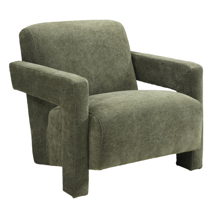 Apex Armchair – Olive | Soft Weave