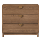 Arc Chest – Walnut | 3 Drawer