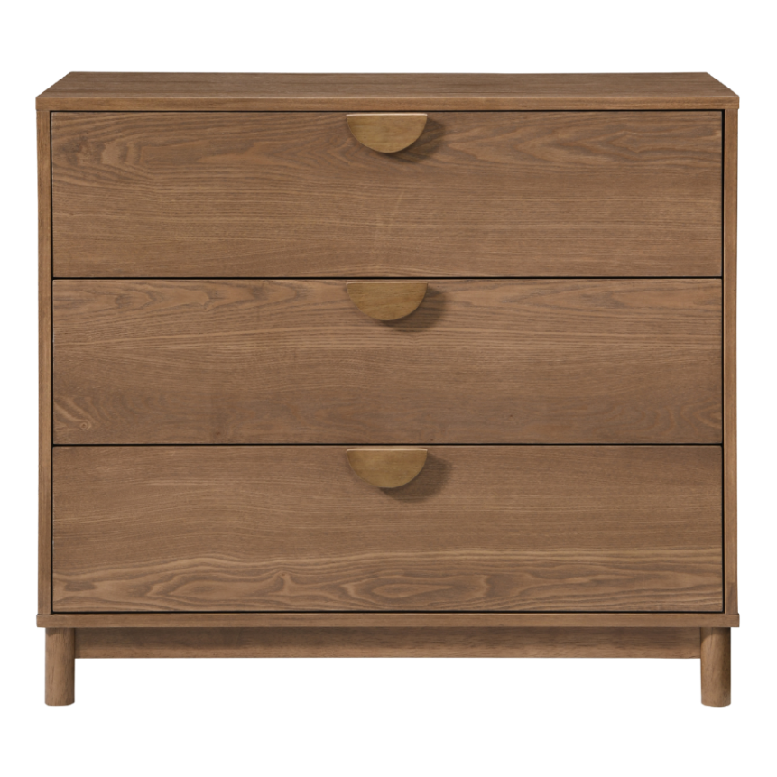 Arc Chest – Walnut | 3 Drawer