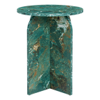 Arco Side Table – Green Pandora | Round