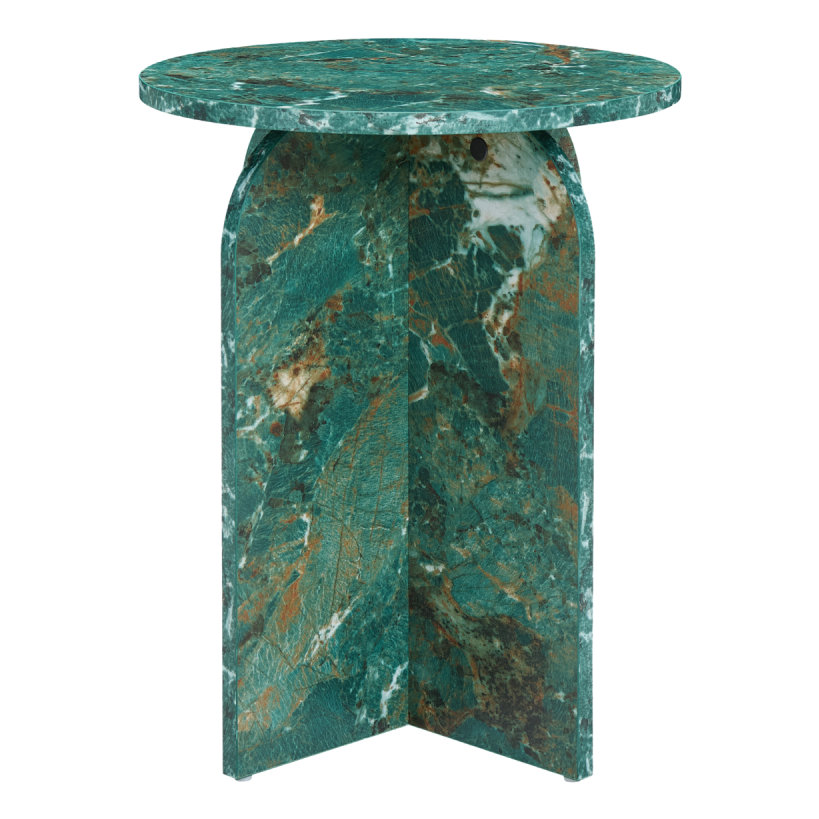 Arco Side Table – Green Pandora | Round