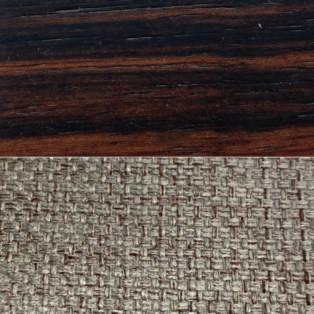 Bali Bedframe – Ebony | Grey Weave