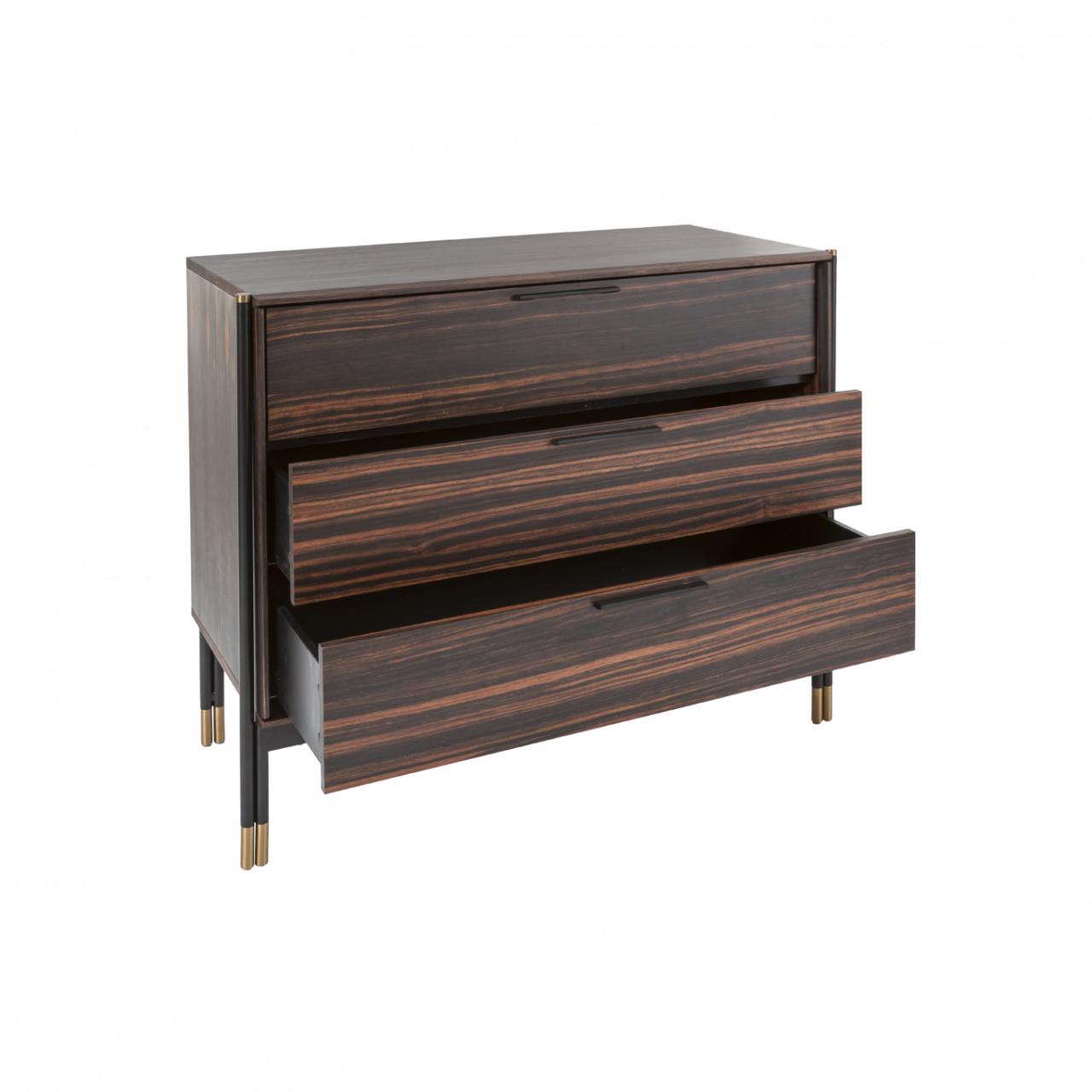Bali Chest – Ebony | 3 Drawer