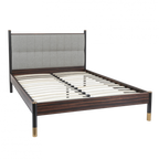 Bali Bedframe – Ebony | Grey Weave