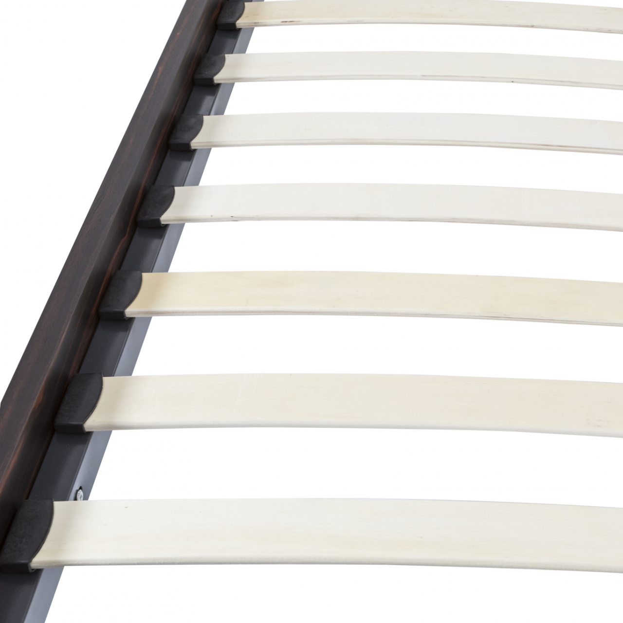 Bali Bedframe – Ebony | Grey Weave