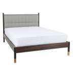 Bali Bedframe – Ebony | Grey Weave