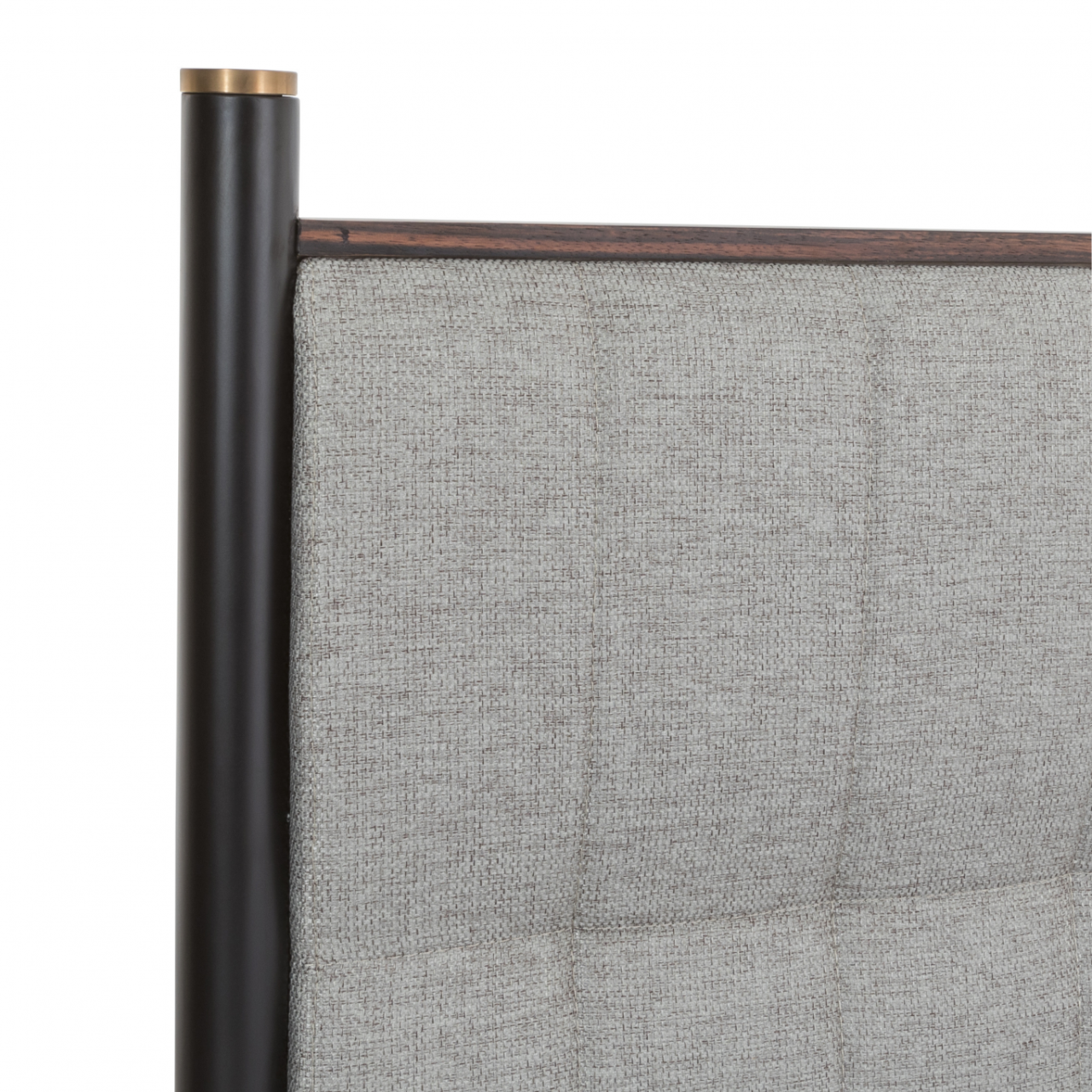 Bali Bedframe – Ebony | Grey Weave