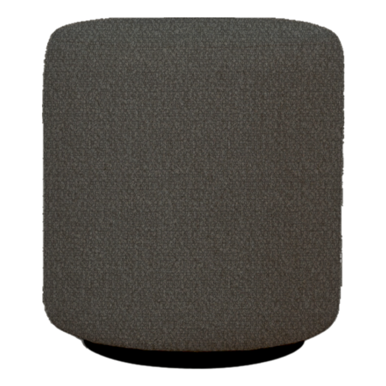 Ben Round Stool – Granite | Boucle