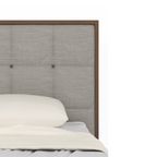 Calla Bedframe – Natural Weave | Walnut