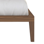 Calla Bedframe – Natural Weave | Walnut