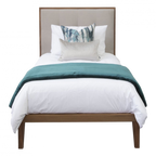 Calla Bedframe – Natural Weave | Walnut
