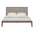 Calla Bedframe – Natural Weave | Walnut