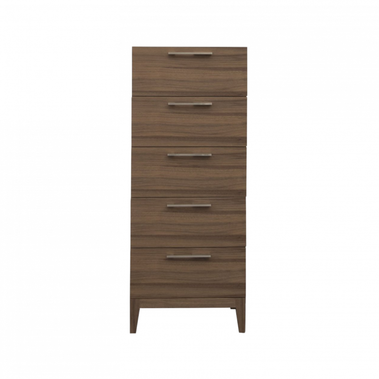 Calla Narrow Chest – Walnut | 5 Drawer