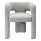 Crescent Chair – Dove | Boucle