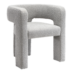 Crescent Chair – Dove | Boucle