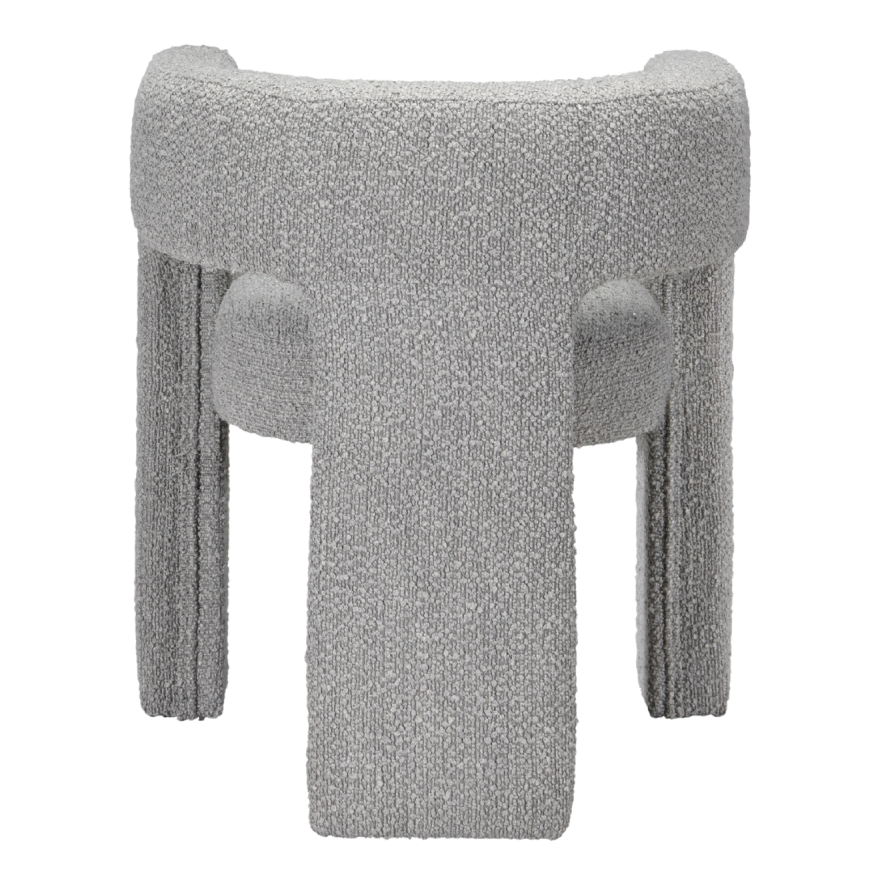 Crescent Chair – Dove | Boucle