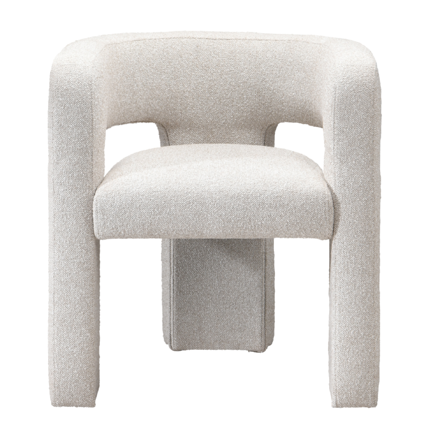 Crescent Chair – Mink | Boucle