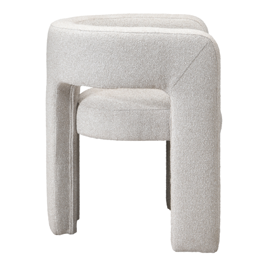 Crescent Chair – Mink | Boucle