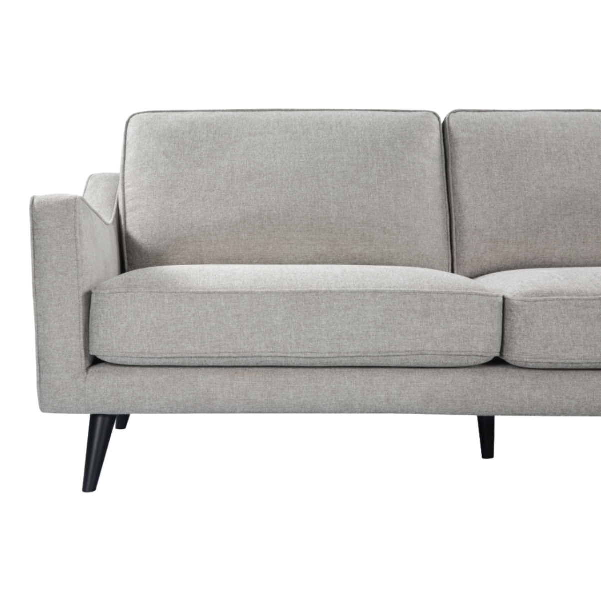 Daffy Sofa – Greige Linen | 2.5 Seater